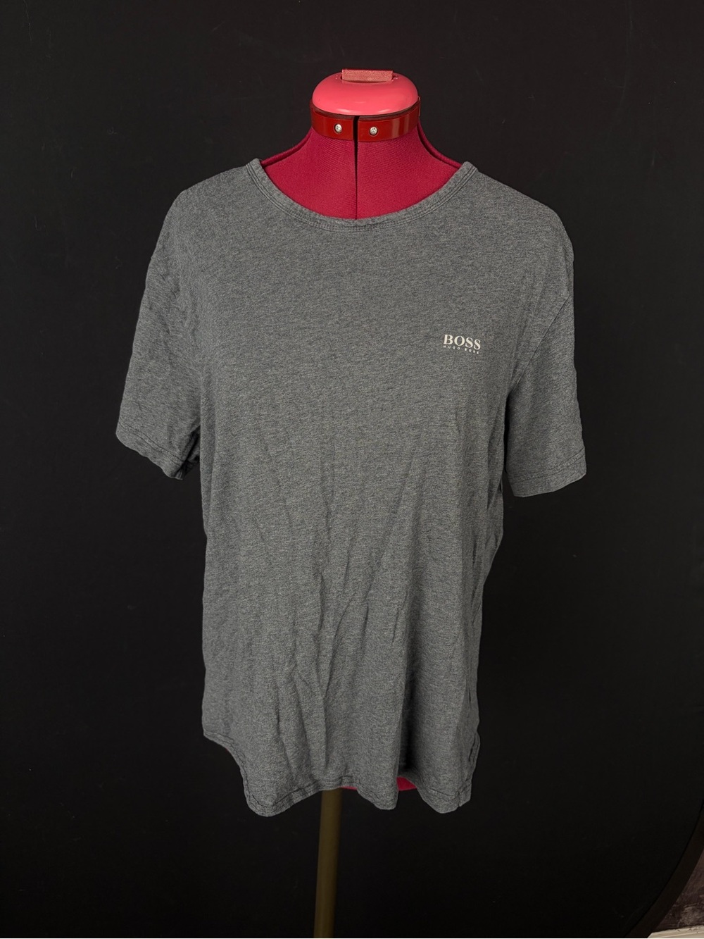 BOSS Grey Crew Neck T-Shirt